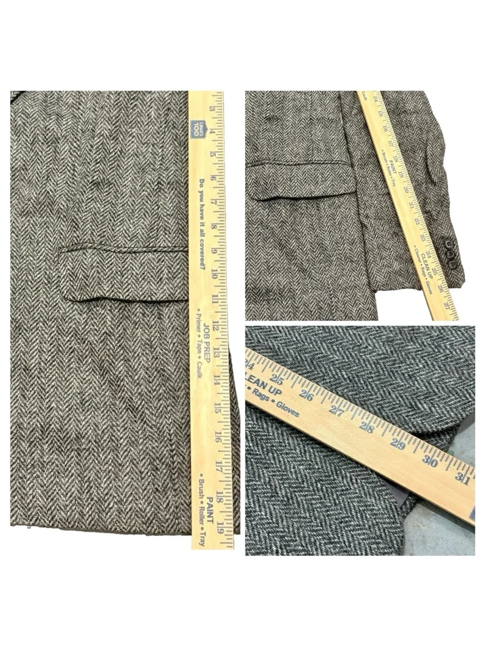 Kevin & Howlin Dublin VTG 70s 80s Donegal Tweed Blazer Jacket 38R Handwoven Wool